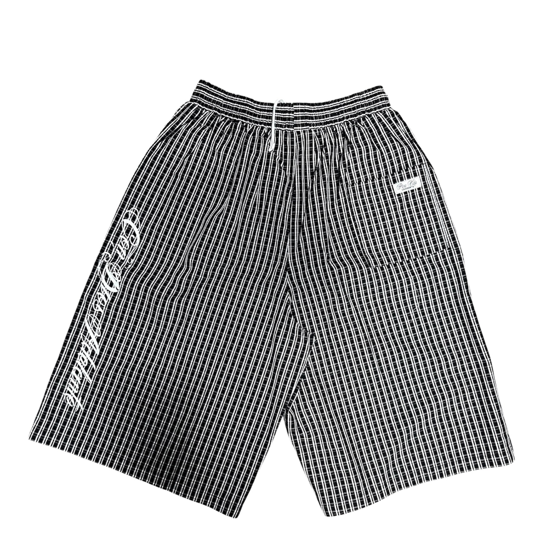 PLAID "SIN MIEDO" LONG SHORTS