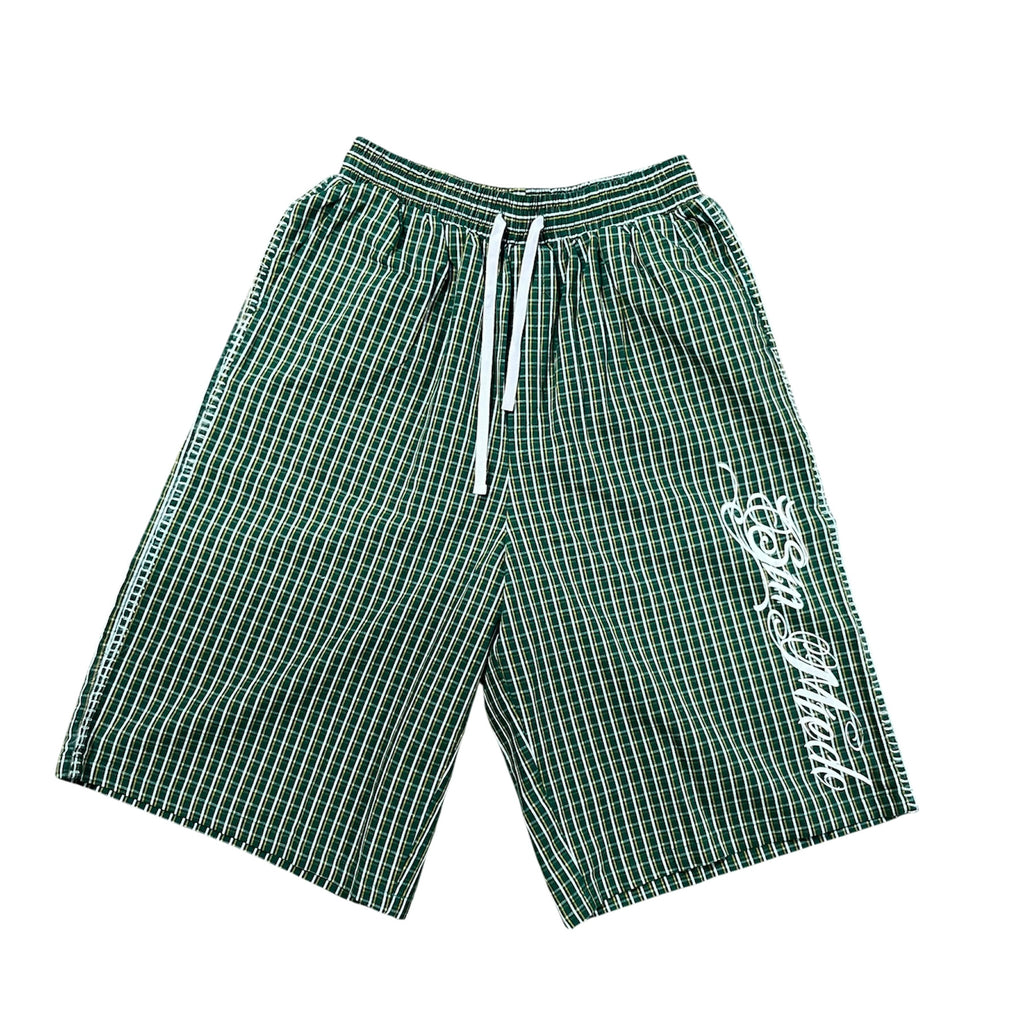 PLAID "SIN MIEDO" LONG SHORTS