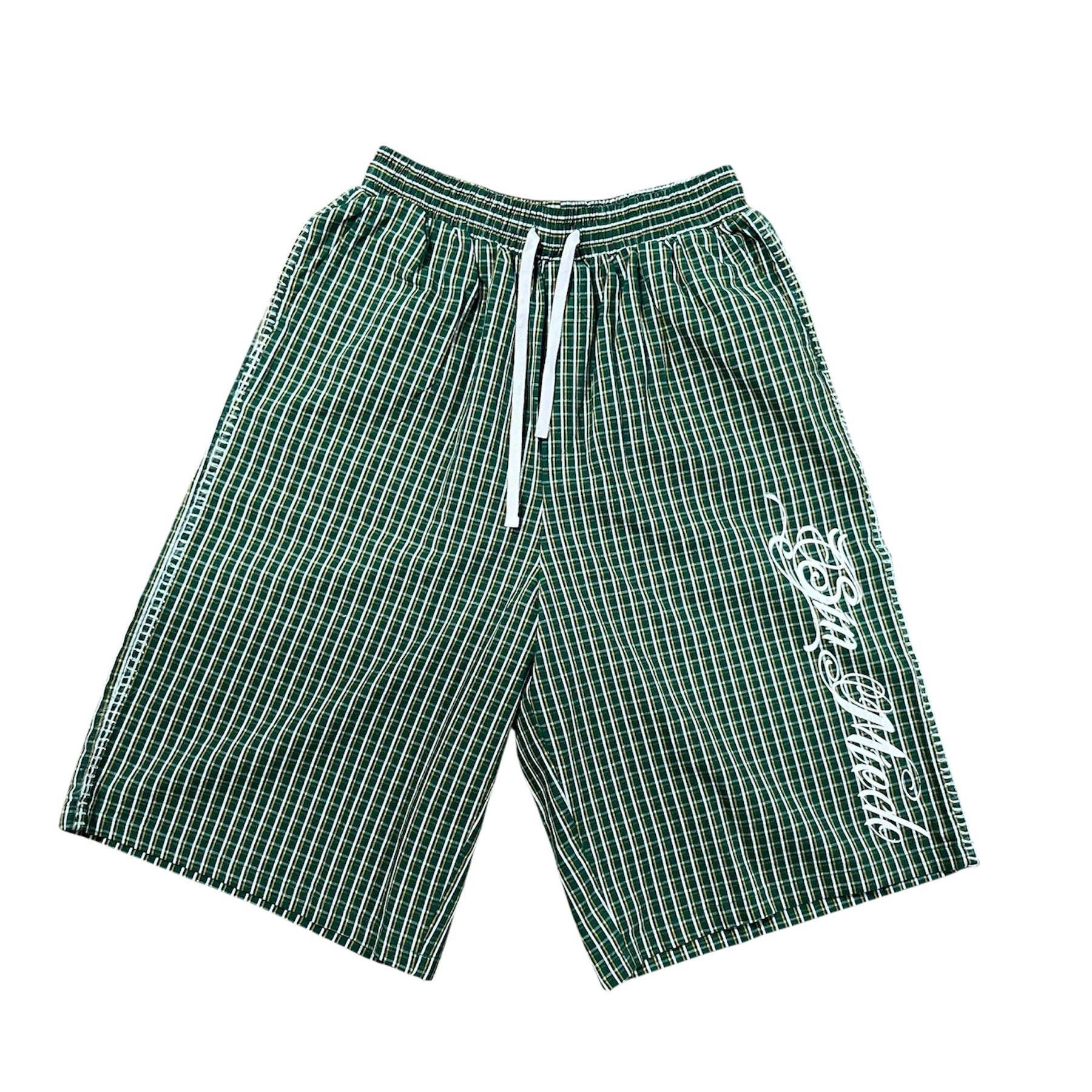PLAID "SIN MIEDO" LONG SHORTS