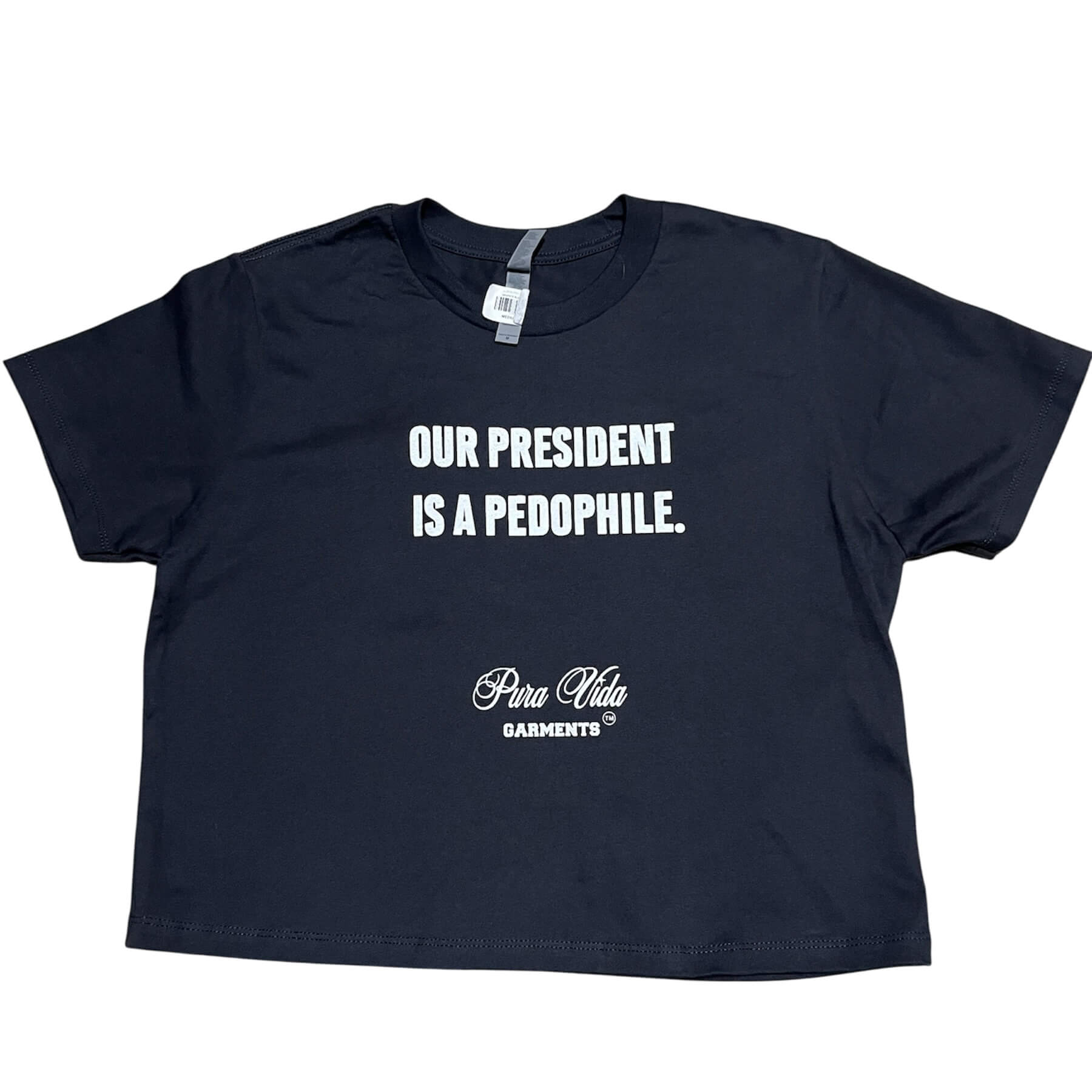 CROPPED BABY "OUR PRESIDENT" TEE